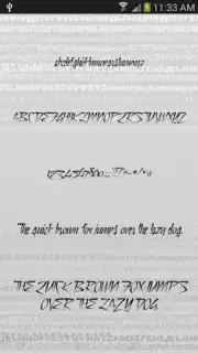 Style Free Font Theme captura 1
