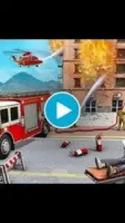 Rescue Fire Truck Simulator 3D captura 1