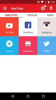 AyaTube Video Downloader captura 1