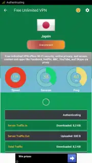 Free Unlimited VPN captura 4