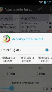 Arbeitszeiterfassung captura 3