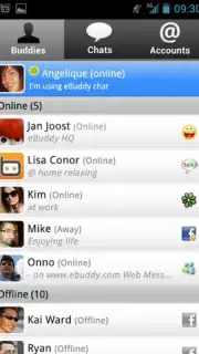 eBuddy Messenger captura 3