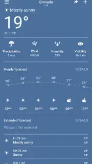 Weather Lite captura 1