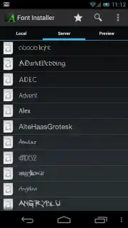 Font Installer captura 5