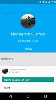 Lingvo Live captura 5