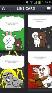 LINE Card captura 2