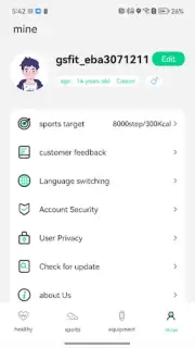 GFit Pro captura 2
