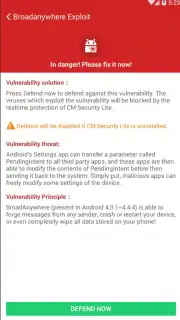 CM Security Lite captura 3