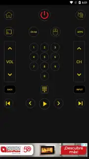 Universal TV Remote Control captura 1