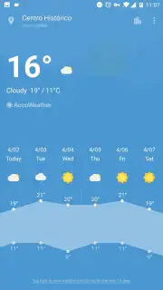 OnePlus Weather captura 3