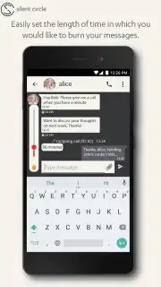 Silent Phone captura 1