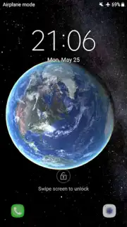 Earth Planet 3D live wallpaper captura 2