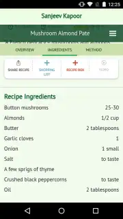 Sanjeev Kapoor’s Recipes captura 4