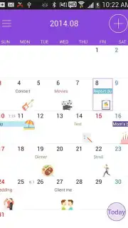 Naver Calendar captura 1
