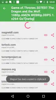 Torrent Search captura 1