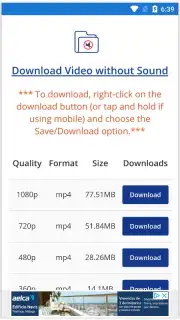 Pick Video downloader captura 12
