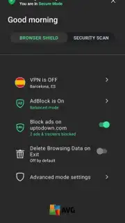 AVG Browser captura 4