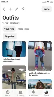 Pinterest Lite captura 7