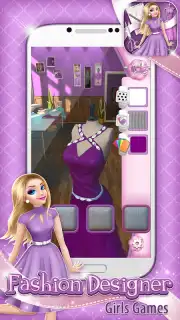 Fashion Designer Girls Games captura 2