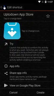 QuickShortcutMaker captura 1