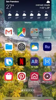 Launcher iOS 17 Lite captura 8