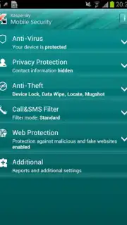 Kaspersky Antivirus & VPN captura 2