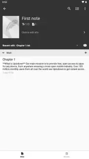 Writer Lite captura 5