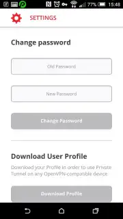 Private Tunnel VPN captura 2