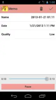Audio Memos captura 7