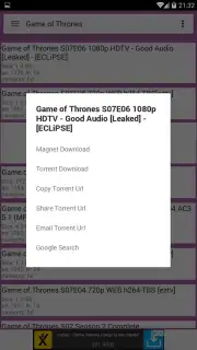 Laura Android's Best Torrent Search captura 2