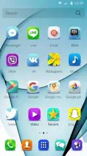 Samsung Launcher captura 3