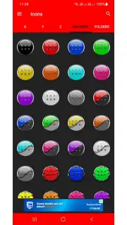 Black Icon Pack Free captura 1