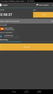 Hideman VPN captura 4