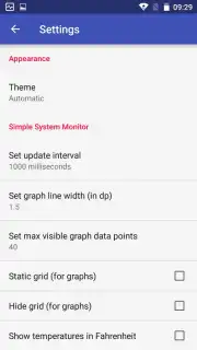 Simple System Monitor captura 4