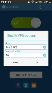 Astrill VPN captura 2
