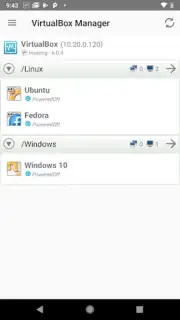 VirtualBox Manager captura 8