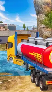 Oil Tanker Transport Offroad Truck Driver captura 1