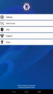 Chelsea FC Official Keyboard captura 3