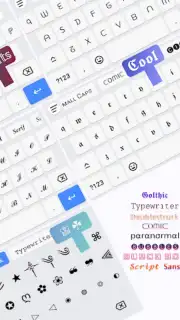 Fonts Aa - Keyboard Fonts Art captura 7