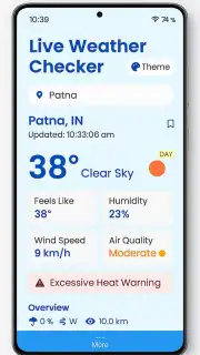 live weather checker captura 1