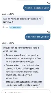 Google AI Edge Gallery captura 9