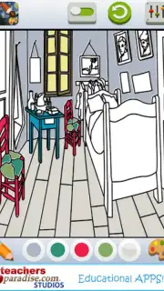 Vincent van Gogh Coloring Book captura 19