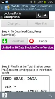 Mobile TCom Demo captura 11