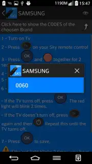 Sky - Remote Control captura 1