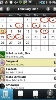 Desi Calendar captura 6