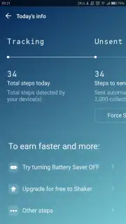 Sweatcoin captura 4