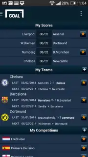 Goal Live Scores captura 4