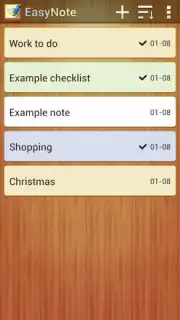 Bloc EasyNote Notepad captura 1