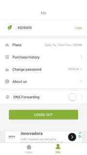 SGreen VPN captura 3