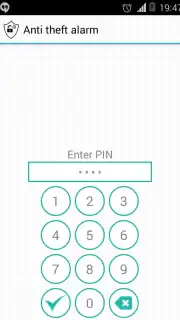 Anti theft alarm captura 16